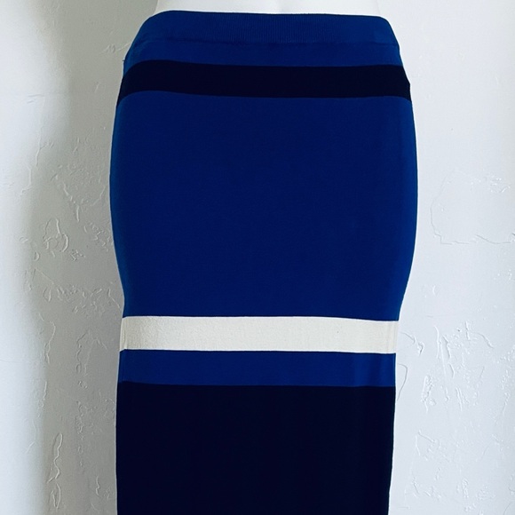 NWT Vintage Y2K TORN by RONNY KOBO Striped Knit Crop Top and Hi Rise SKIRT SET - Picture 11 of 16